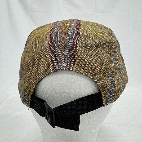 【中古】Supreme×Magee/シュプリーム×マギー【14SS】Plaid Linen Camp Cap/プレイ...