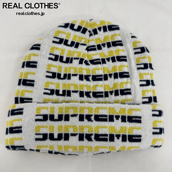 【中古】【未使用】Supreme/シュプリーム【17AW】Repeat Beanie リピート ビーニー/ニットキャップ 帽子/ホワイト 商品説明 カラー　：ホワイト素材 ：お写真にございます品質表示タグをご確認ください。付属品 ：画像に写るものが全てとなります。 サイズ 実寸約：高さ21cm※横幅に関しては伸縮性があるため計測しておりません。 商品の状態 この商品のランク 　S 　 ※保管に伴い、毛羽立ち等が見受けられますが、タグ付きで使用感のないお品物でございます。 ※商品に関してご質問をいただきましてもお答え出来ない場合がございます。 ※商品の状態は弊社の基準により表記させて頂いております。 出品商品は【全て中古買取品】の為、商品によっては全てのダメージを掲載する事が難しく、掲載された情報以外にも、破損・汚れ・欠品・劣化の進行などがある場合もございます。 完璧なお品をお求めの方、また中古品にご理解のない方におきましては、恐れ入りますがご購入をお控え頂けますようお願い申し上げます。 S 未使用または新品同様のお品物 A コンディション良好な美品 B 使用感がある比較的良好なお品物 C 全体的に使用感のあるお品物 D 強い使用感または難ありのお品物 J ジャンク品 出品番号 32412 　※当店出品番号です。