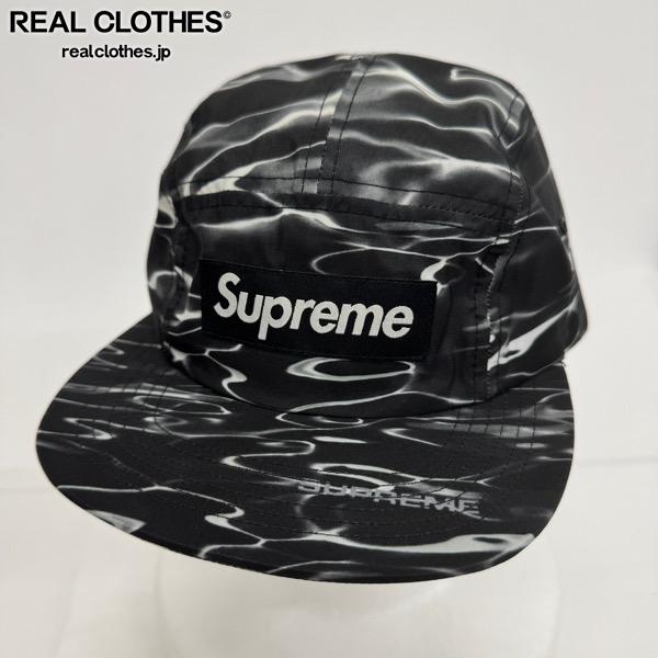 Supreme/シュプリームRipple Camp Cap/リップル キャンプ キャップ/帽子/ブラック