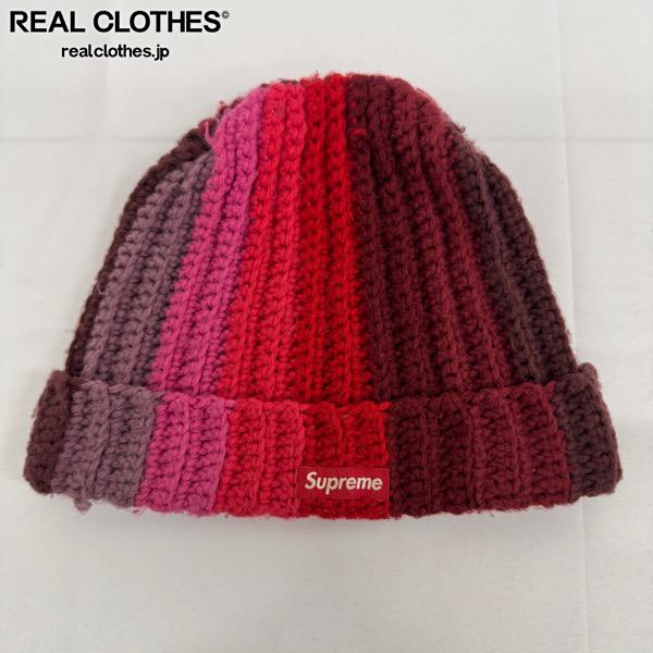 楽天市場】supreme ニット帽 赤の通販