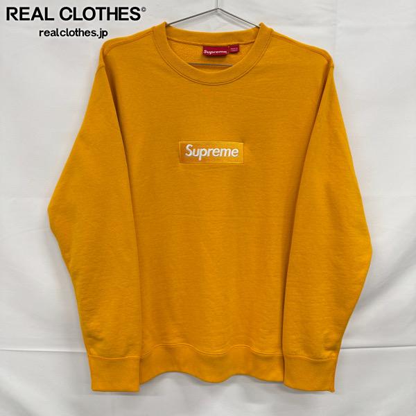 supreme 18aw box logo crewneck XL マスタード 楽天市場】supreme box logo crewneck 18awの通販