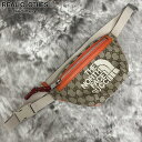 【中古】GUCCI×THE NORTH FACE/グッチ×ノースフェイス GGキャンバス ボディバッグ/ウエストバッグ 650299