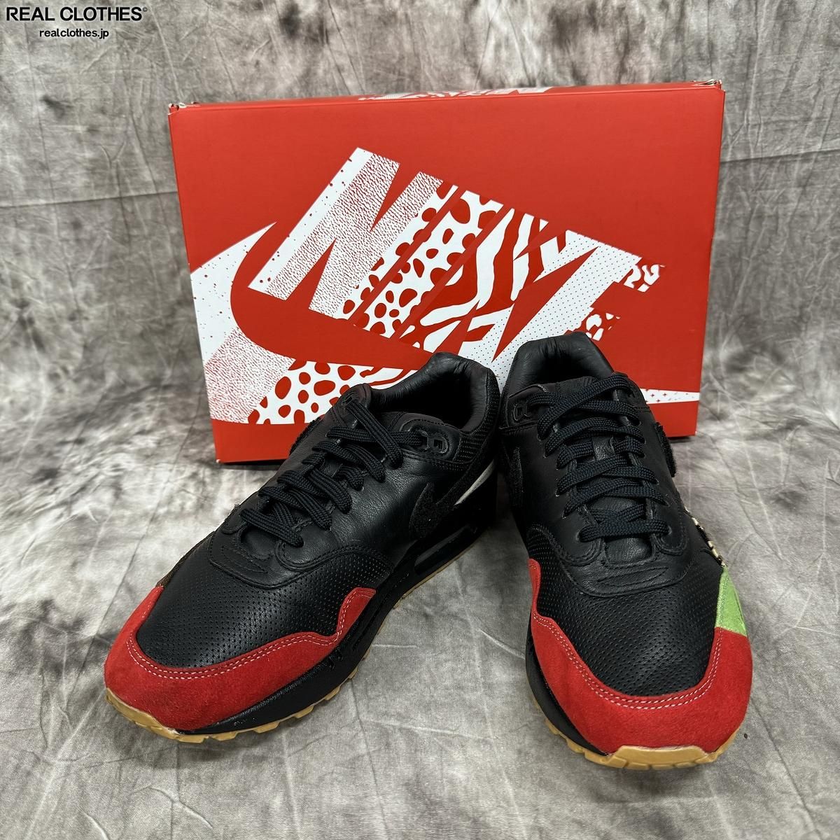 【中古】NIKE/ナイキ AIR MAX 1 MASTER/エアマックス1 マスター ブラック 910772-001/27.5