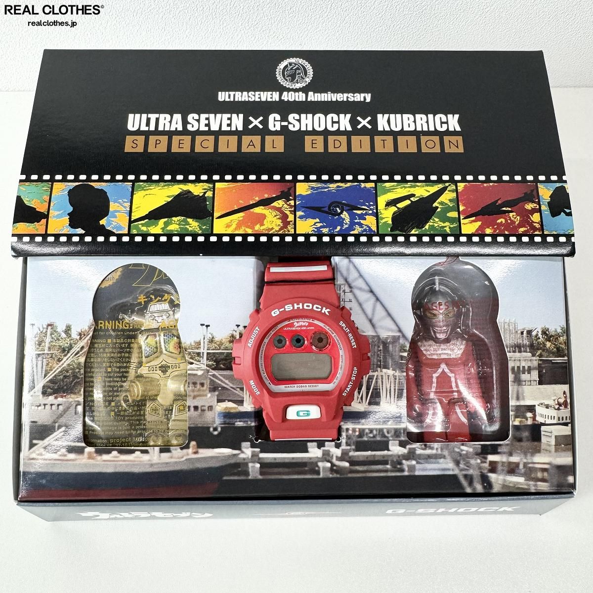 【中古】G-SHOCK×MEDICOM TOY/Gショック×メディコムトイ ウルトラセブン誕生40周年 DW-6900BUL7-9JF【動作未確認】