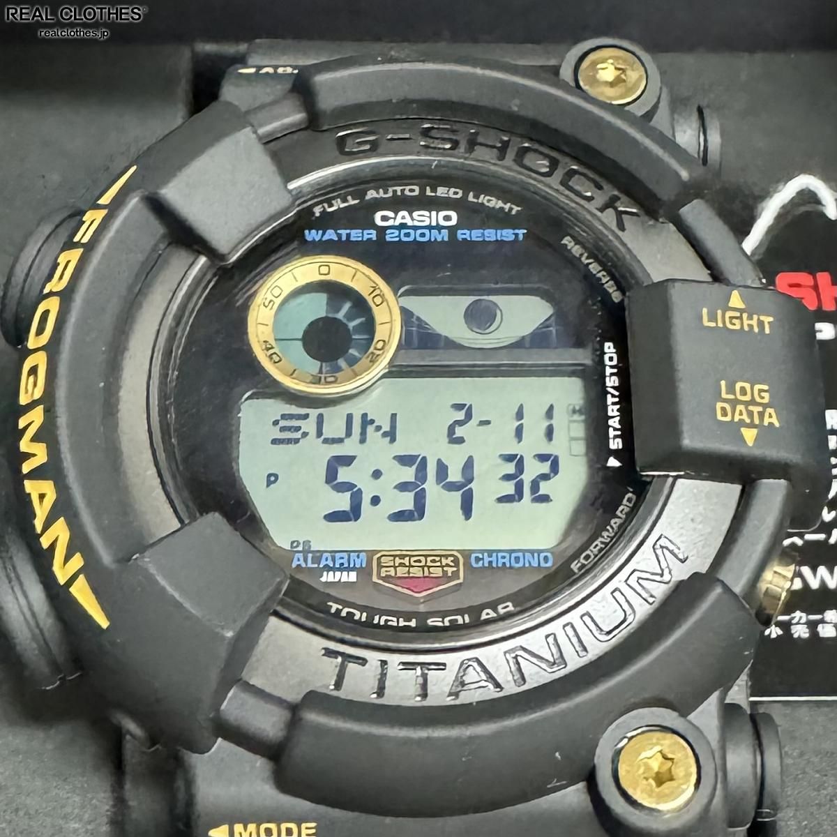 【中古】G-SHOCK/Gショック MASTER OF G - SEA FROGMAN/フロッグマン 30周年記念 GW-8230B-9AJR