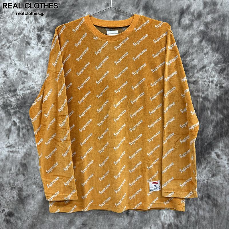 楽天市場】supreme 17aw velour diagonal logo 6－panelの通販