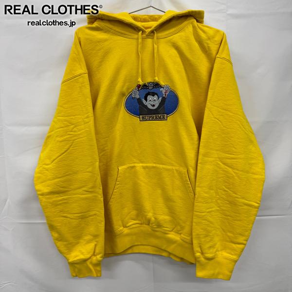 【中古】Supreme/シュプリーム【21SS】Vampire Boy Sweatshirt/ヴァンパイア ボーイ スウェットシャツ/パーカー/イエロー/XXL