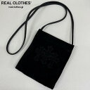 【中古】CHROME HEARTS/クロムハーツ SQ PKT 3CEME CRS 3セメタリー ショルダーバッグ スウェード