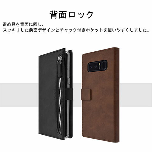 HA Bestie Zipper Diary IC Suica 手帳型 iPhone Galaxy ケース カバー スマホケー...