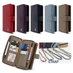 GS SPACCH ZIPPER WALLET Diary IC Suica 手帳型 iPhone Galaxy ケース カバー スマホケース 8枚のカードと1枚の小銭入れと1枚の紙幣を収納可能