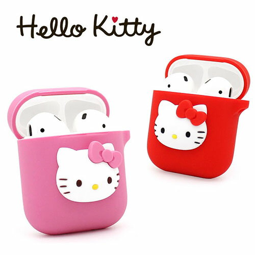 Hello Kitty Apple AirPods 3d Silicone/第1世代/第2世代/エアーポッズ ソフト ケース カバー