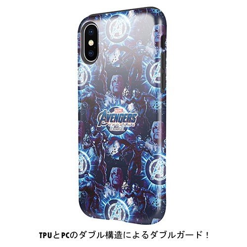 JH/ MARVEL AVENGERS ENDGAME Pattern Tough アベンジャーズ エンドゲーム iPhone Galaxy ケース カバー スマホケース