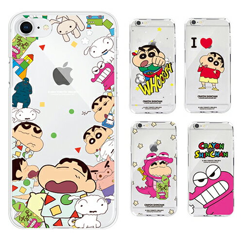 CQ クレヨンしんちゃん iPhone Galaxy 透明ゼリー ケース カバー スマホケース Crayon Shinchan Clear Jelly Caseのサムネイル
