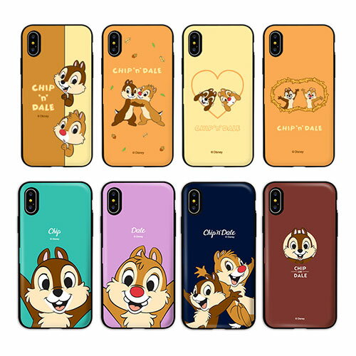 TR ディズニー チップとデール iPhone Galaxy マグネット カード ドア バンパー ケース カバー スマホケース Disney Chip n Dale Card Mirror Bumper IC Suica カード収納可能