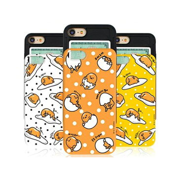 79 SANRIO Gudetama Card Slide Bumper IC カード Suica カード収納可能 iPhone Galaxy カバー スマホケース