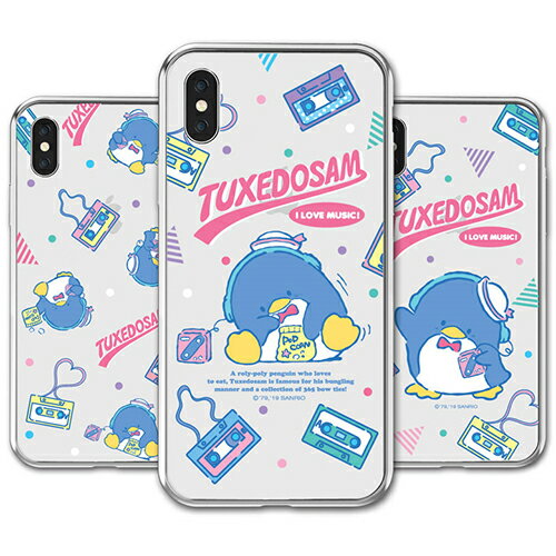 79 サンリオ タキシードサム iPhone Galaxy 透明ゼリー ケース カバー スマホケース SANRIO TUXEDOSAM Clear Jellyのサムネイル