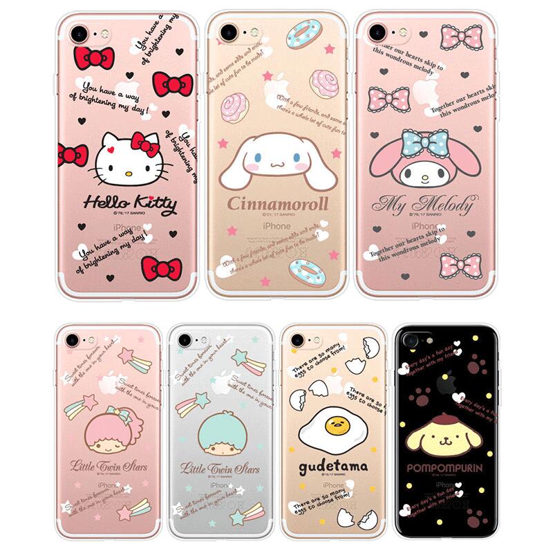 79 サンリオ アイコン iPhone Galaxy 透明ゼリー ケース カバー スマホケース SANRIO Characters Icon Clear Jelly ハローキティ マイメロディ ポムポムプリン ぐでたま リトルツインスターズ …