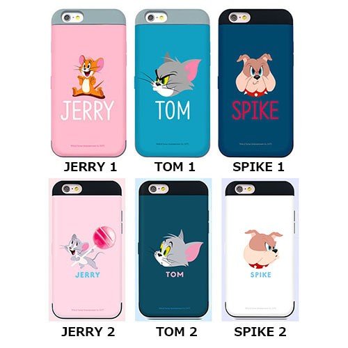TOMANDJERRYCardMirrorBumper/IC/Suica/カード/iPhone/Galaxyケース/カバー/スマホケース