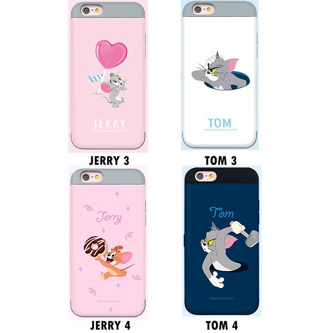 TOMANDJERRYCardMirrorBumper/IC/Suica/カード/iPhone/Galaxyケース/カバー/スマホケース