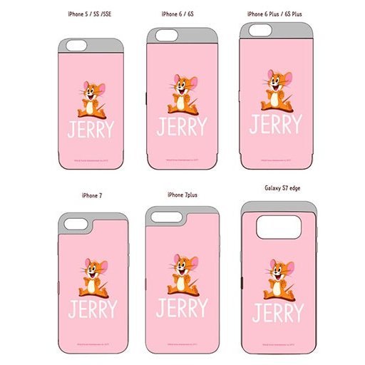 TOMANDJERRYCardMirrorBumper/IC/Suica/カード/iPhone/Galaxyケース/カバー/スマホケース