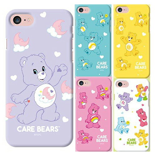 CQ ケアベア iPhone Galaxy スリム ハード ケース カバー スマホケース Care Bears