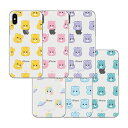 CQ ケアベア iPhone Galaxy 透明ゼリー ケース カバー スマホケース Care Bears Face Pattern Clear Jelly