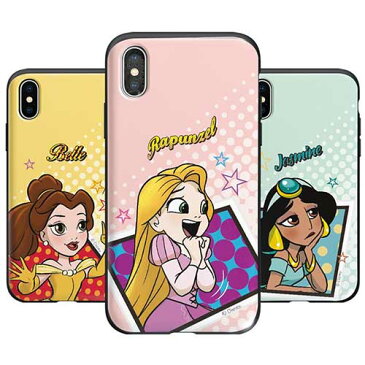 JH Disney Princesses Comic Card Slide ディズニープリンセス IC Suica カード収納可能 iPhone Galaxy カバー スマホケース