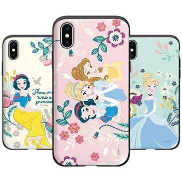 JH Disney Princesses Flower Card Slide ディズニープリンセス IC Suica カード収納可能 iPhone Galaxy カバー スマホケース