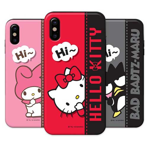 JH SANRIO Characters Hi Card Slide IC Suica カード収納可能 iPhone Galaxy カバー スマホケース