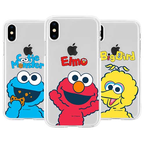 MW SESAME Street Season 1 Clear Jelly セサミストリート iPhone Galaxy ケース カバー スマホケース