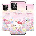 79 ポムポムプリン ハローキティ マイメロディ リトルツインスターズ ポチャッコ シナモロール iPhone Galaxy ケース カバー スマホケース Sanrio Characters Flower Magnetic Card Mirror Bumper サンリオ IC Suica カード収納可能