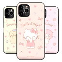 79 ポムポムプリン ハローキティ マイメロディ リトルツインスターズ ポチャッコ シナモロール iPhone Galaxy ケース カバー スマホケース Sanrio Characters Peekaboo Magnetic Card Mirror Bumper サンリオ IC Suica カード収納可能