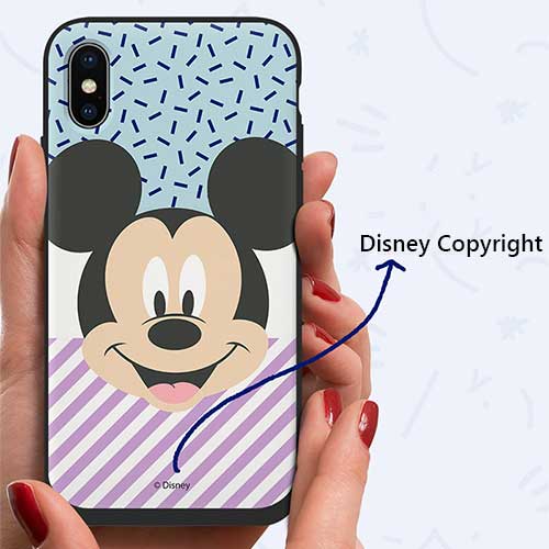 HP Disney Mickey Mouse and Friends Play Card Slide IC Suica カード収納可能 iPhone Galaxy ケース カバー スマホケース