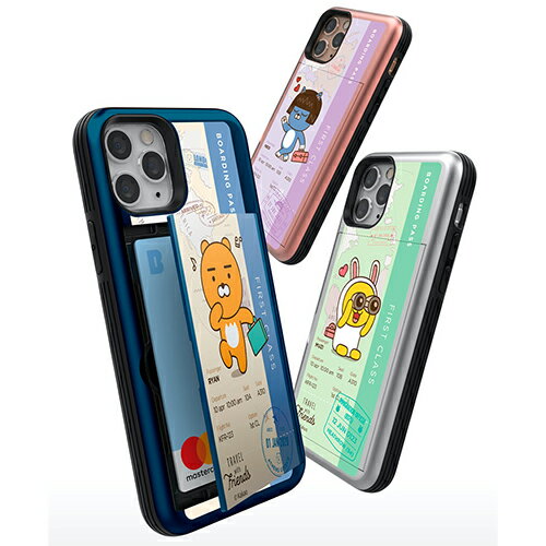 S2 カカオフレンズ トラベル iPhone Galaxy オープン カード ケース カバー スマホケースのサムネイル