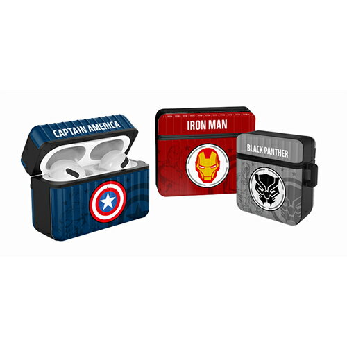 TR Marvel Cartoon Airpods Pro 1 2 3 ARMOR Case マーベル エアポッズ プロ 第1世代 第2世代 第3世代 ハード ケース カバー