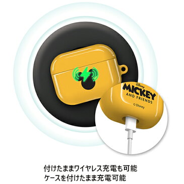 MP Disney MICKEY MOUSE Simple Shinning Airpods Pro ディズニー ミッキー マウス エアーポッズ プロ ハード ケース カバー