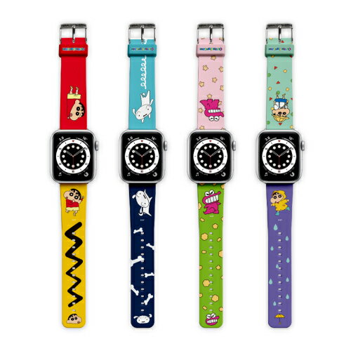 CQ Crayon Shinchan Apple Watch Band クレヨンしんちゃん アップルウォッチ バンド シリコーンバンド ベルト 45mm 44mm 42mm 41mm 40mm 38mmベルト 時計バンド アップルウォッチバンド 腕時計…