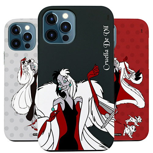 JH 101匹わんちゃんストリート クルエラ iPhone Galaxy タフ ケース カバー スマホケース Disney Dalmatians Cruella Tough