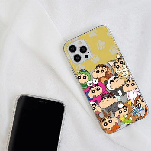 CQ CRAYON SHINCHAN クレヨンしんちゃん iPhone Galaxy ケース カバー スマホケース うじゃうじゃ Clear Jelly