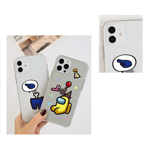 MNAMONGUSアモングアスBIGClearJellyiPhoneGalaxyカバースマホケース