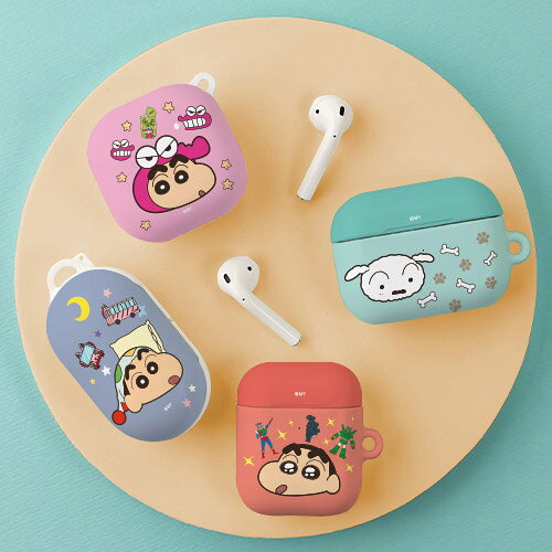 CQ 크레용 신짱 자이언트 에어 포즈 프로 1세대 2세대 3세대 Galaxy Buds Live Hard 하드 케이스 커버