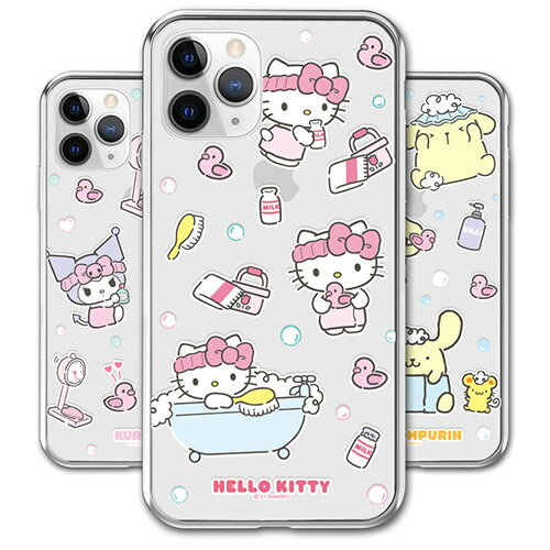 79 サンリオ バス iPhone Galaxy 透明ゼリー ケース カバー スマホケース Sanrio Characters BATH Clear Jelly ハローキティ クロミ ポムポムプリン マイメロディ バッドばつ丸 シナモロール ポチャッコ ハンギョドン