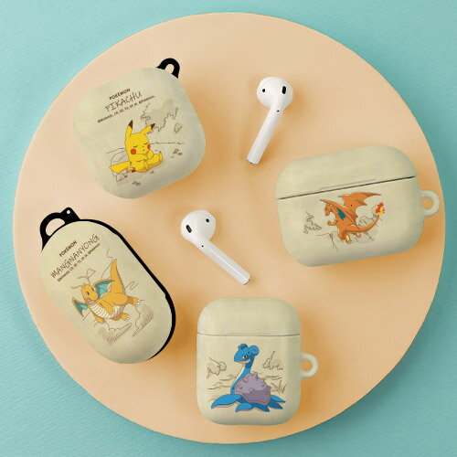 CQ POKEMON ポケモン Sketch Airpods Pro Hard Galaxy Buds Live Hard エアーポッズ プロ 第1世代 第2世代 第3世代 第4世代 ハード ケース カバー