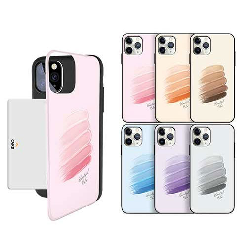 DC COLORFUL Magnetic Card Door Bumper マグネット吸着 IC カード Suica カード収納可能 iPhone Galaxy カバー スマホケース