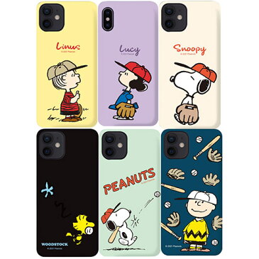 MW Peanuts Snoopy スヌーピー season 2 BASEBALL Snoopy Slim Hard iPhone Galaxy ケース カバー スマホケース