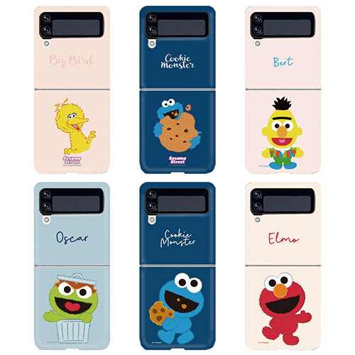 MW SESAME STREET セサミストリート SEASON 3 SLIM Hard Galaxy Z Flip3 ケース カバー スマホケース