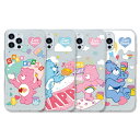 LD ケアベア ペイント iPhone Galaxy 透明ゼリー ケース カバー スマホケース Care Bears PAINT Clear Jelly