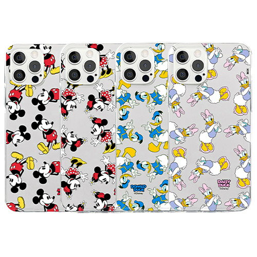 TP ミッキーマウス ミニーマウス ドナルドダック デイジーダック iPhone Galaxy ケース カバー スマホケース DISNEY PATTERN CLEAR JELLY ディズニー パタン クリア ゼリー