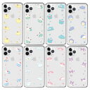 79 サンリオ ファニー まる iPhone Galaxy 透明ゼリー ケース カバー スマホケース Sanrio Characters FUNNY MARU Clear Jelly ハローキティ シナモロール マイメロディ クロミ ポムポムプリン ポチャッコ ハンギョドン タキシードサム