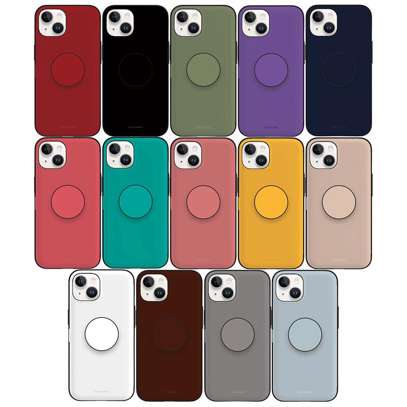 TM ウインター カラー 丸型 スマホグリップ iPhone Galaxy マグネット カード ドア バンパー ケース カバー スマホケース スマホスタンド かわいい グリップホルダー スマホリング シンプル スタンド ホルダー 落下防止 携帯スタンド スマホ グリップスタンド